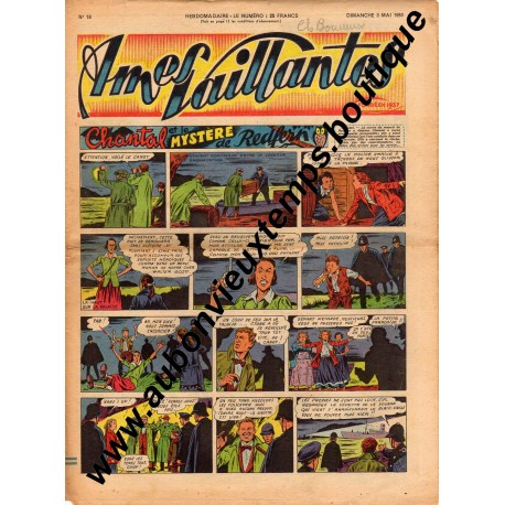 HEBDOMADAIRE AMES VAILLANTES N° 18 3.05.1953 EDITION FLEURUS