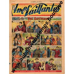 HEBDOMADAIRE AMES VAILLANTES N° 14 2.04.1950 EDITION FLEURUS