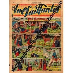 HEBDOMADAIRE AMES VAILLANTES N° 40 2.10.1949 EDITION FLEURUS