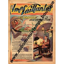 HEBDOMADAIRE AMES VAILLANTES N° 16 17.04.1949 EDITION FLEURUS