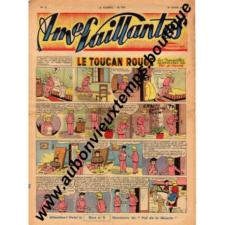 HEBDOMADAIRE AMES VAILLANTES N° 11 13.03.1949 EDITION FLEURUS