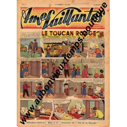 HEBDOMADAIRE AMES VAILLANTES N° 10 6.03.1949 EDITION FLEURUS