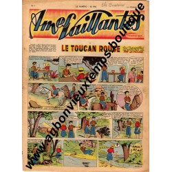 HEBDOMADAIRE AMES VAILLANTES N° 7 13.02.1949 EDITION FLEURUS