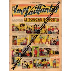 HEBDOMADAIRE AMES VAILLANTES N° 5 30.01.1949 EDITION FLEURUS
