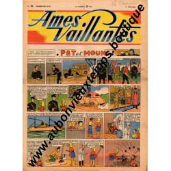 HEBDOMADAIRE AMES VAILLANTES N° 50 12.12.1948 EDITION FLEURUS