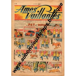 HEBDOMADAIRE AMES VAILLANTES N° 25 20.06.1948 EDITION FLEURUS