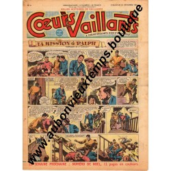 HEBDOMADAIRE COEURS VAILLANTS N° 51 20.12.1953