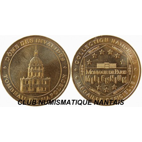 MEDAILLE DOME DES INVALIDES - PARIS 75