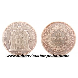 10 FRANCS ARGENT 1971 HERCULE 