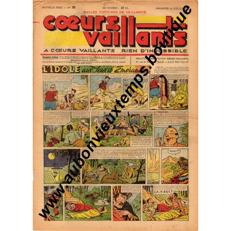 HEBDOMADAIRE COEURS VAILLANTS N° 30 25.07.1947