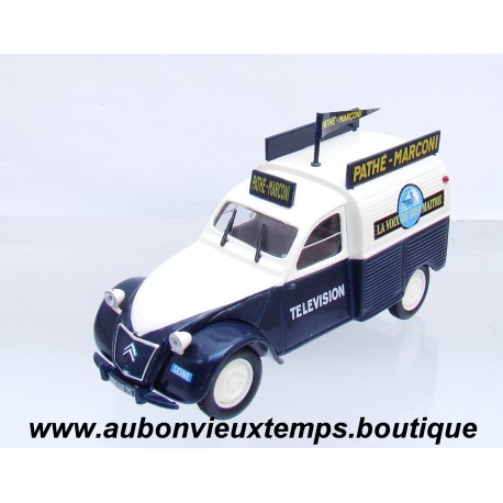 NOREV 1/43 CITROEN 2 CV AZU TELEVISION PATHE MARCONI