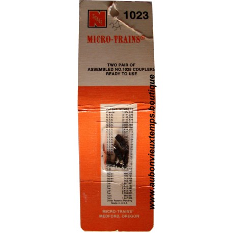 ACCESSOIRES pour TRAINS Ech. : N 1/160 - MICRO TRAINS 1023