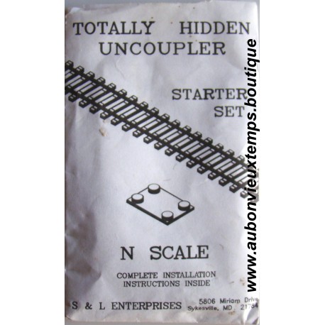 ACCESSOIRES pour TRAINS Ech. : N 1/160 - TOTALLY HIDDEN UNCOUPLER