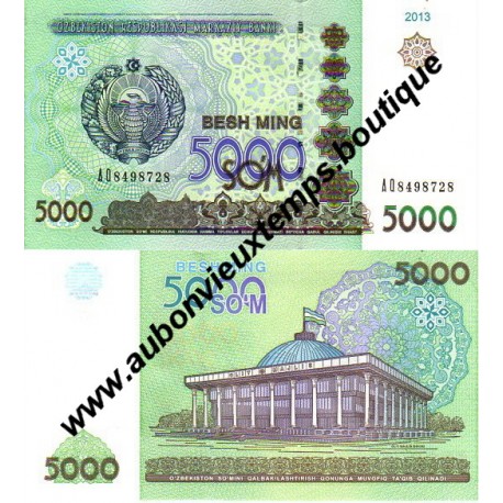5000 SUM 2013 - OUZBEKISTAN