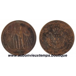 MEDAILLE BRONZE VIIIe FETE CONCOURS GYMNASTIQUE DE TOURS 24-25 MAI 1896