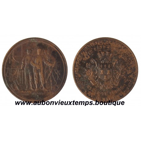 MEDAILLE BRONZE VIIIe FETE CONCOURS GYMNASTIQUE DE TOURS 24-25 MAI 1896