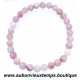 BRACELET NEUF en PERLES de 7 mm en KUNZITE