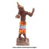 FIGURINE AFRICAINE ANCIENNE – ARTISANAT du GHANA - BRONZE