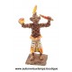 FIGURINE AFRICAINE ANCIENNE – ARTISANAT du GHANA - BRONZE