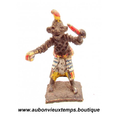 FIGURINE AFRICAINE ANCIENNE – ARTISANAT du GHANA - BRONZE