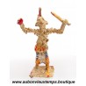 FIGURINE AFRICAINE ANCIENNE – ARTISANAT du GHANA - BRONZE