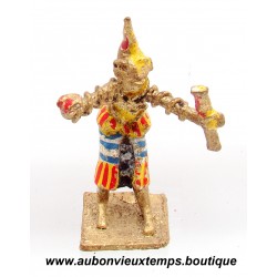 FIGURINE AFRICAINE ANCIENNE – ARTISANAT du GHANA - BRONZE