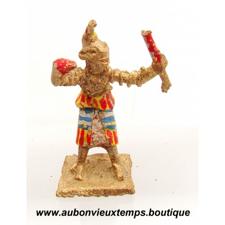 FIGURINE AFRICAINE ANCIENNE – ARTISANAT du GHANA - BRONZE