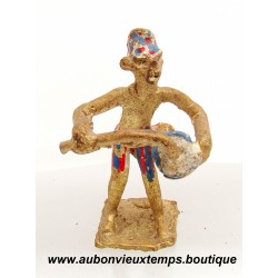 FIGURINE AFRICAINE ANCIENNE – ARTISANAT du GHANA - BRONZE