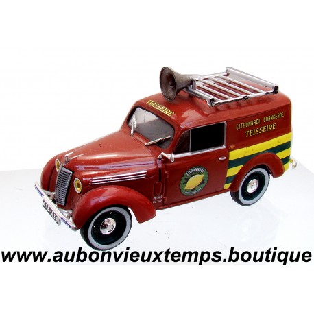 IXO 1/43 RENAULT JUVAQUATRE DAUPHINOISE - CITRONNADE ORANGEADE TEISSEIRE