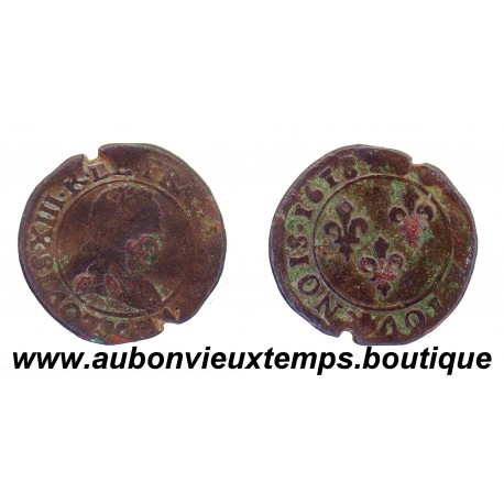 DOUBLE TOURNOIS LOUIS XIII 1618 K