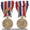 MEDAILLE D'HONNEUR DES CHEMINS DE FER BRONZE PLAQUE OR 1979