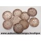 LOT DE 9 MONNAIES ARGENT 50 CENTIMES CERES