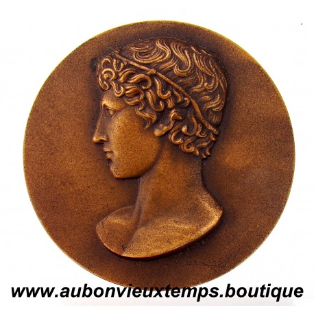 MEDAILLE BRONZE L'ANTIQUE par M. DELANNOY