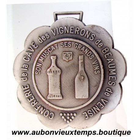 MEDAILLE BRONZE PLAQUE ARGENT CONFRERIE