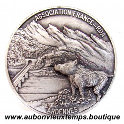 MEDAILLE BRONZE PLAQUE ARGENT ARDENNES