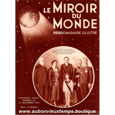 LE MIROIR DU MONDE N°38 - 22.11.1930