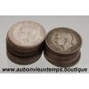 LOT DE 18 MONNAIES ARGENT 1 SHILLING GEORGES VI
