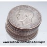 LOT DE 8 MONNAIES ARGENT 1/2 COURONNE GEORGES VI