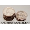 LOT DE 14 MONNAIES ARGENT 50 CENTIMES LEOPOLD II 