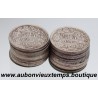 LOT DE 20 MONNAIES ARGENT 50 CENTIMES