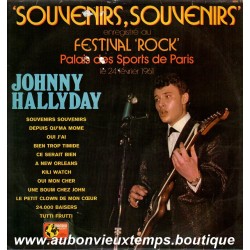 33T JOHNNY HALLYDAY - SOUVENIRS SOUVENIRS - 12 TITRES