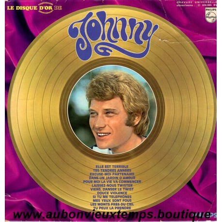 33T JOHNNY HALLYDAY - DISQUE D'OR Volume 2 - 12 TITRES