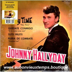 45T JOHNNY HALLYDAY - PONY TIME - 4 TITRES