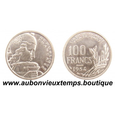 100 FRANCS ESSAI 1954 COCHET
