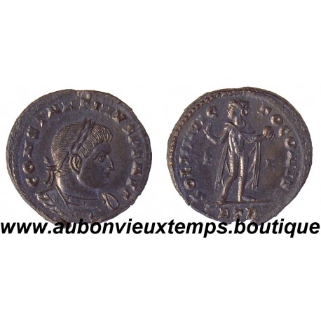 DEMI-FOLLIS BRONZE CONSTANTIN 1er ( 313-315, Trèves ) Le Soleil RARE R4 