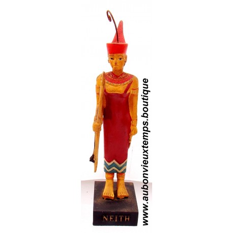 STATUETTE DIEU EGYPTIEN NEITH PLASTOY 