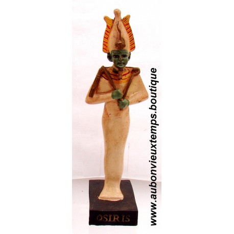 STATUETTE DIEU EGYPTIEN OSIRIS PLASTOY 