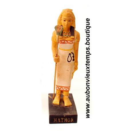 STATUETTE DEESSE EGYPTIENNE HATHOR PLASTOY