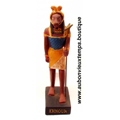 STATUETTE DIEU EGYPTIEN KHNOUM PLASTOY 