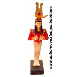 STATUETTE DIEU EGYPTIEN SOKARIS PLASTOY 
